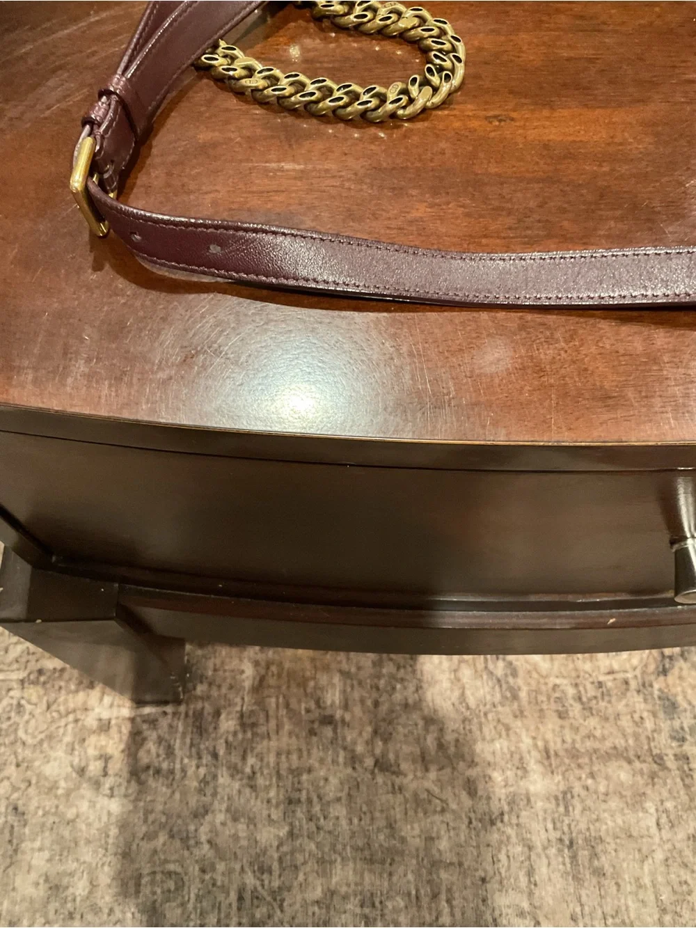 Dior structured crossbody